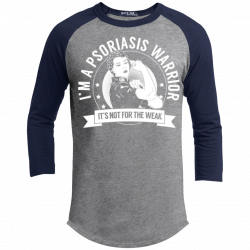 Psoriasis Warrior Not For The Weak Baseball Shirt - The Unchargeables