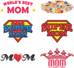 Free Mother's Day vector t-shirt designs