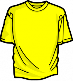 T-shirt Yellow Clip Art at Clker.com - vector clip art online ...