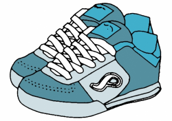 Kids Running Shoes Clipart | Clipart Station