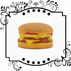 Cafe de N Double Cheeseburger squishy | MeSoKawaii SQUISHY & KAWAII ...