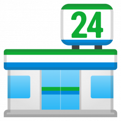Convenience store Icon | Noto Emoji Travel & Places Iconset | Google