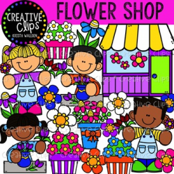 Flower Shop Clipart {Creative Clips Clipart}