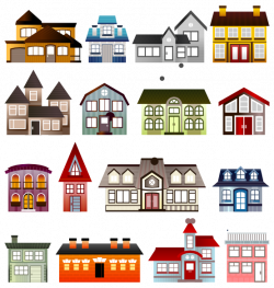 clipartist.net » Clip Art » Abstract Shop Store Simple Houses ...