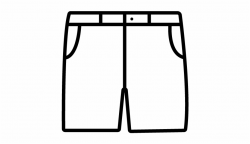 Shorts - Shorts Clipart Black And White, Transparent Png ...
