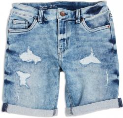 Regular Denim Shorts Blue Bermuda Shorts - Clip Art Library