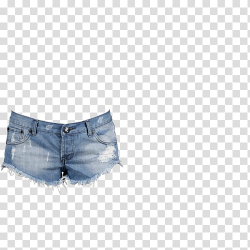 Clothes, blue denim short shorts transparent background PNG ...