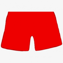 Trunk Clipart Red Shorts - Board Short #1740055 - Free ...