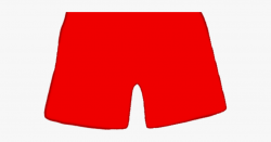 Trunk Clipart Red Shorts - Board Short #1740055 - Free ...