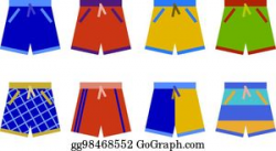 Swim Shorts Clip Art - Royalty Free - GoGraph