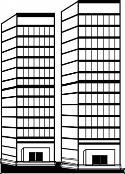 28+ Collection of Tall Building Clipart Black And White | High ...