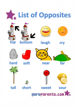Collection of Teaching opposites preschool worksheets | Download ...