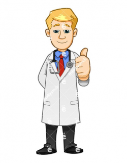 A Confident Doctor Giving The Thumbs Up | Medical Clipart ...