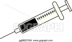 Vector Illustration - Hypodermic needle. Stock Clip Art ...