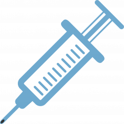 Syringe Injection Cartoon - Blue syringe png download - 2082 ...