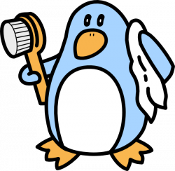 Bathing Penguin Clip Art at Clker.com - vector clip art online ...