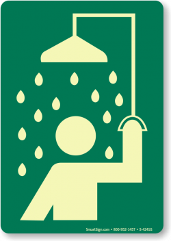 Safety Shower Signs | Shower Station Signs