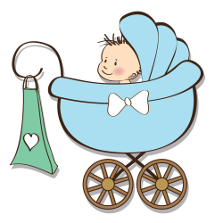 Baby shower Gift Infant Clip art - Baby sitting in stroller 1000 ...