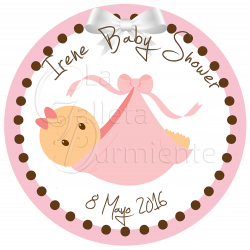 Etiquetas Baby Shower niña. | Etiquetas Personalizadas | Pinterest