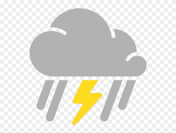 Simple Weather Icons Mixed Rain And Thunderstorms Svg ...