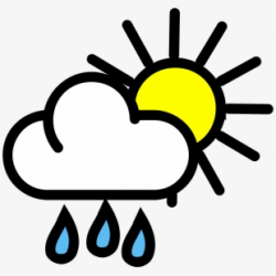 Shower Clipart Sunshine - Weather Clipart , Transparent ...