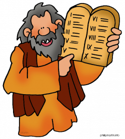 moses-commandments-cartoon.png (586×648) | Cartoon ill.. of Biblical ...