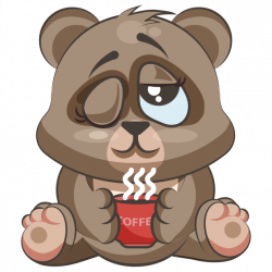 Cuddlebug Teddy Bear Emoji -Stickers by Sumair Jawaid