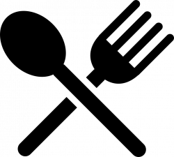 Flatware Silhouette Of A Knife And A Fork Cross Svg Png Icon Free ...