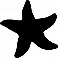 Free Starfish Silhouette Clip Art, Download Free Clip Art ...