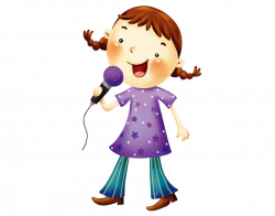 Cartoon Music Singing Clip art - Singing little girl 794*624 ...
