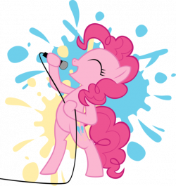 Image - Pinkie Pie holding the microphone.png | My Little Pony Fan ...