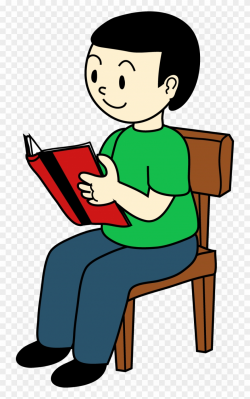 Kids Reading Chair Creative Boy Sitting On Chair Reading ...