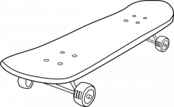 Skateboard Coloring Page - Free Clip Art - ClipArt Best ...