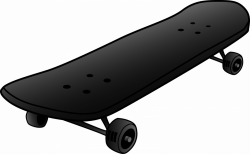 Black Skateboard Clipart | jokingart.com Skateboard Clipart