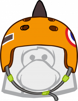 Orange Skate Spike Helmet | Club Penguin Wiki | FANDOM powered by Wikia