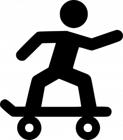 Skate Skater Svg Png Icon Free Download (#531234) - OnlineWebFonts.COM