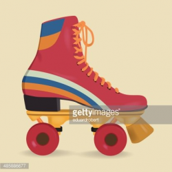 Vintage Roller Skates premium clipart - ClipartLogo.com