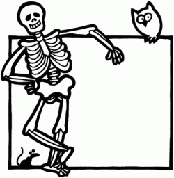 Skeleton Clipart Black And White | Free download best ...