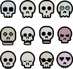 Head,Skull,Face PNG Clipart - Royalty Free SVG / PNG