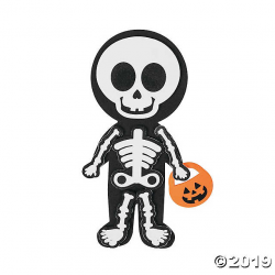 Halloween Skeleton Magnet Craft Kit