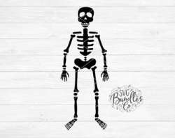 Skeleton graphic | Etsy
