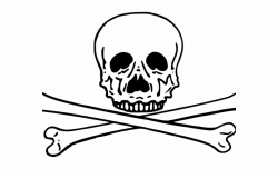 Skeleton Head Clipart Small Skull - Crossed Bones Pnd ...