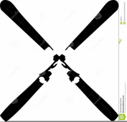 Crossed Skis Clipart | Free Images at Clker.com - vector ...