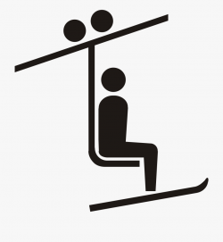 Skis Drawing Chairlift - Ski Lift Png #687851 - Free ...
