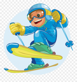 Skis Clipart Ski Trip 6 Skiing Cartoon - Kid Skiing Png ...