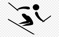 Ski Clipart Downhill Ski - Alpine Skiing - Png Download ...