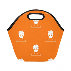 Amazon.com: Insulated Neoprene Lunch Bag Mask Skin Care ...