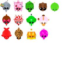 Candy Skin pack for Mope.io (PART 1) : mopeio