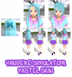 Yandere Simulator- Pastel Skin by ImaginaryAlchemist on DeviantArt
