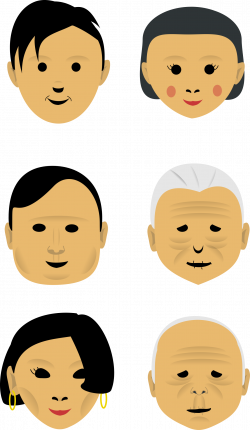 Clipart - smooth faces